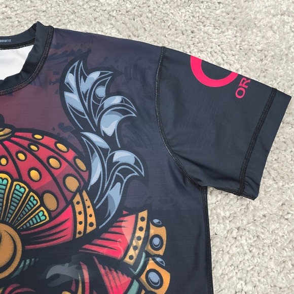 Origin Shirt Mens 2XL Comfort Fit Compression Roots Mask Martial Arts Rashguard - Picture 3 of 10